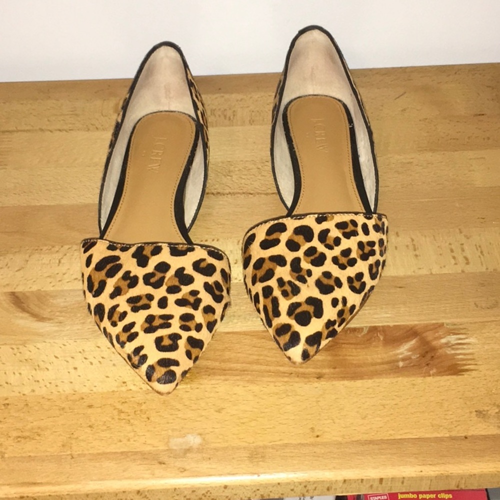 J Crew Leopard Print Flats